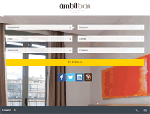 Tablet Screenshot of hotelambit.com